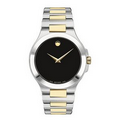 Movado Corporate Men's Two-tone Bracelet Watch with Black Museum Dial from Pedre
